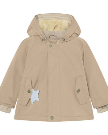 Mini Ture Vinterjakke Matwally Fleece Savannah Tan Beige Unisex