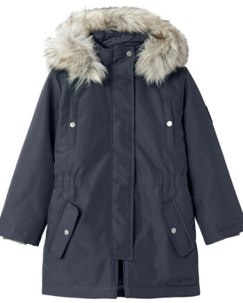 Name Vinterjakke Noos Nkfmilla Parka Dark Sapphire Sort Female