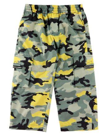Dolce & Gabbana Skalbukser Skate Camouflage Grøn Male