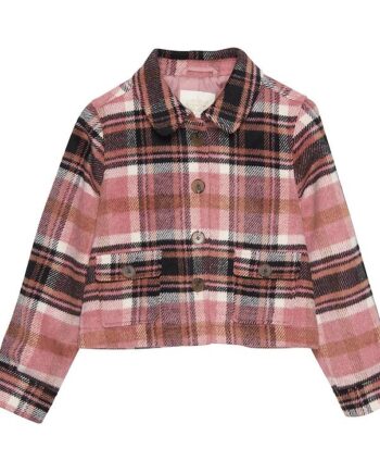 Creamie Jakke Wool Blend Dusty Rose Rosa Female