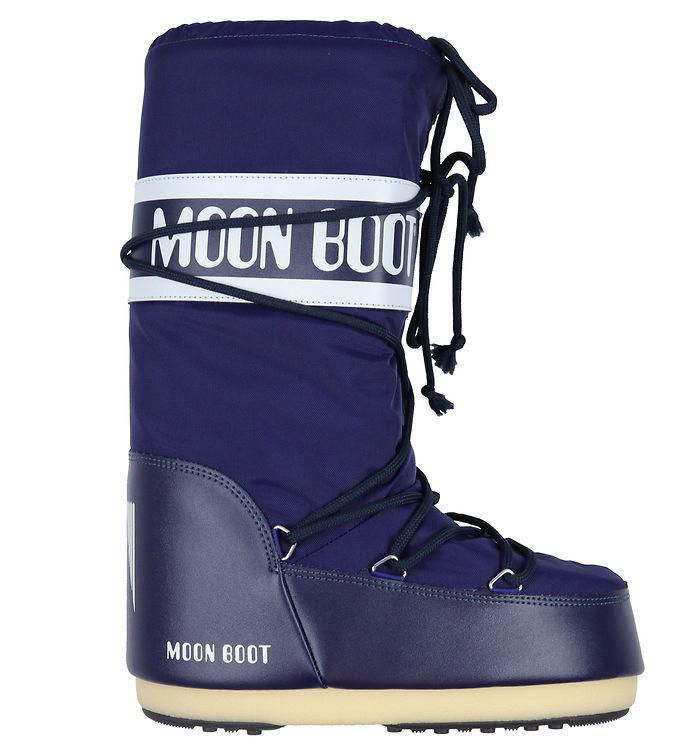 Moon Boot Vinterstøvler Nylon i Blå - Unisex Tilbud!