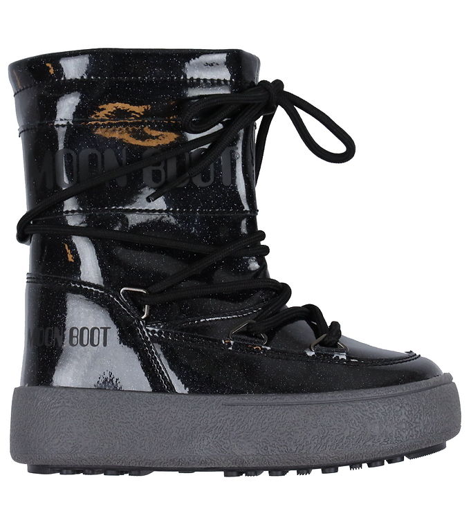 Moon Boot Vinterstøvler Jtrack Tube Glitter Sort Sort Female