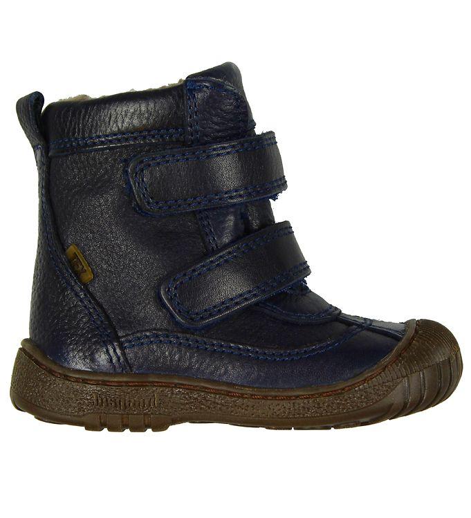 Bisgaard Vinterstøvler Ellis Tex Navy For Velcro Blå Male