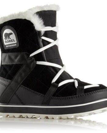 Sorel Glacy Explorer Shortie Dame Black Sort
