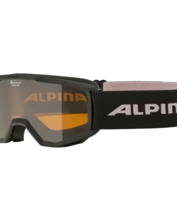 Alpina Piney Skibriller til Børn – Mat Sort, Optimal Beskyttelse