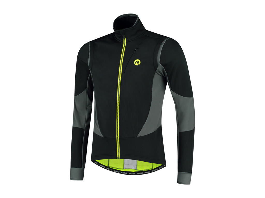 Rogelli Brave Vinterjakke Sort Grå Gul Str Sort