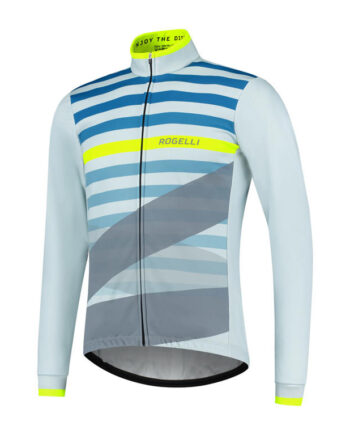 Rogelli Stripe Vinterjakke med Windtex – Grå Grøn Tilbud