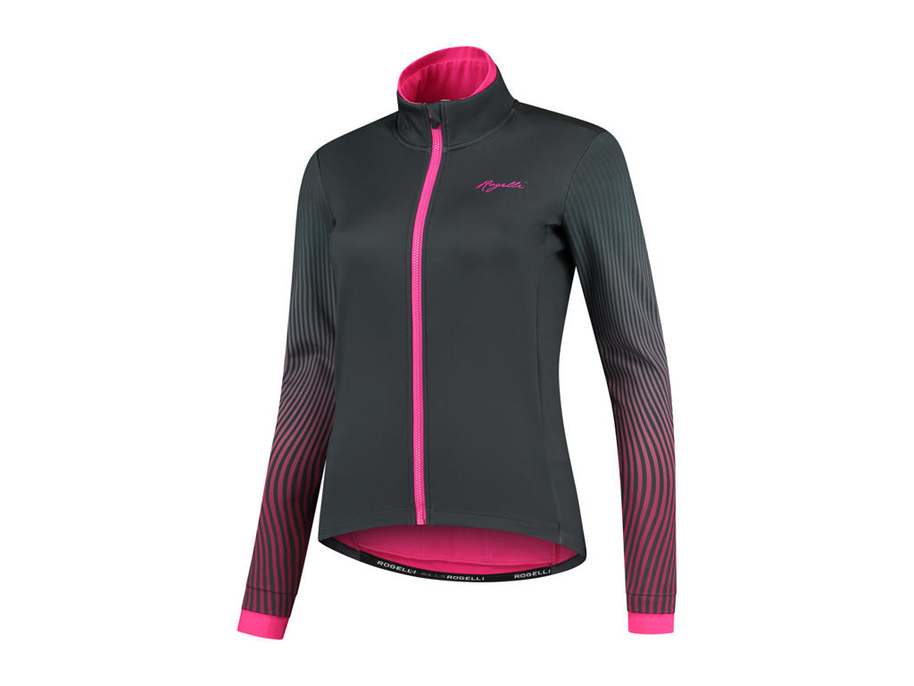 Rogelli Vivid vinterjakke til damer – Grå/Pink på tilbud!