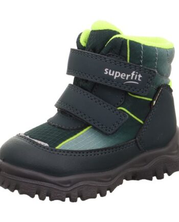 Superfit Vinterstøvler med Goretex - Sort Grøn Gul