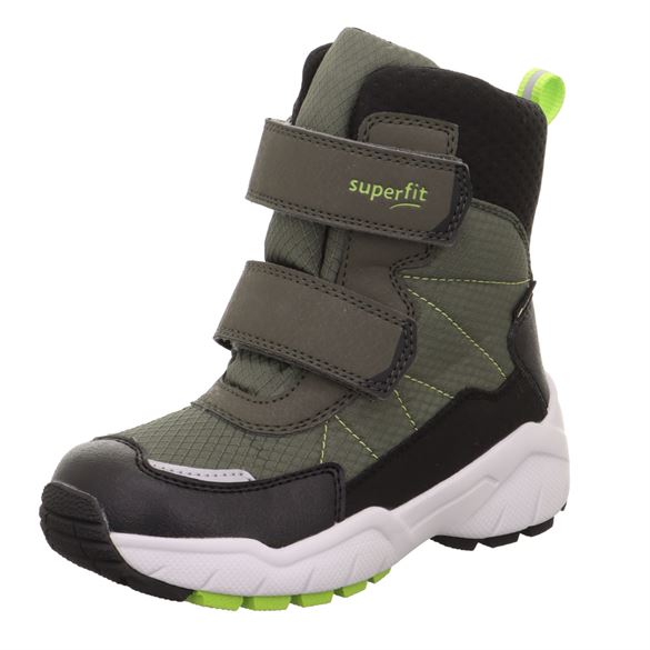 Superfit Vinterstøvler med Goretex i Kaki og Sort - Tilbud!