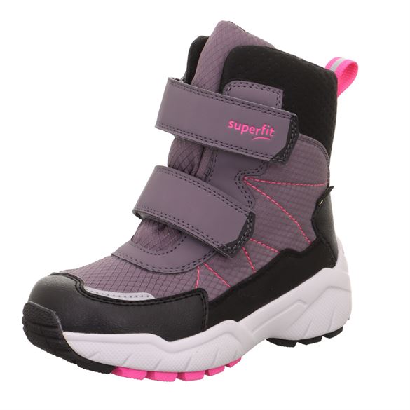 Superfit Vinterstøvler med Goretex i Støvet Lilla Sort