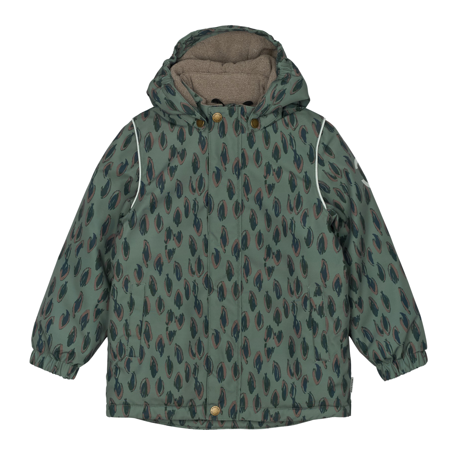 Mikk Line Børne Vinterjakke - Balsam Grøn, Øko Coating