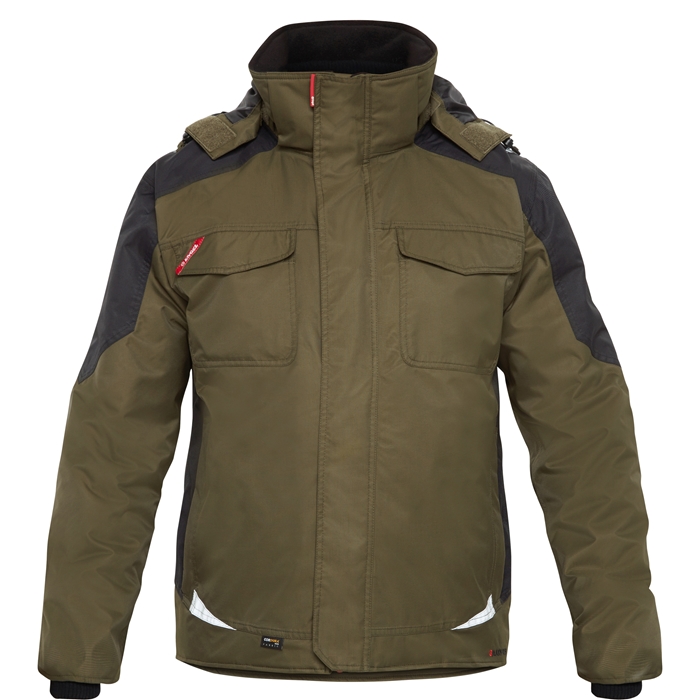 Engel Galaxy Vinterjakke – Vandtæt Pilotjakke i Skovgrøn