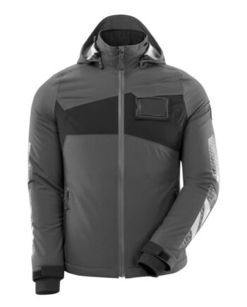 Feminine Vinterjakke til Damer – Mørk Antracit Udsalg!