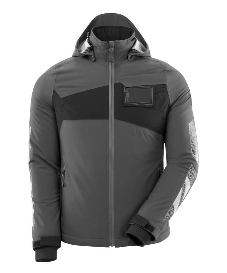 Feminine Vinterjakke til Damer – Mørk Antracit Udsalg!