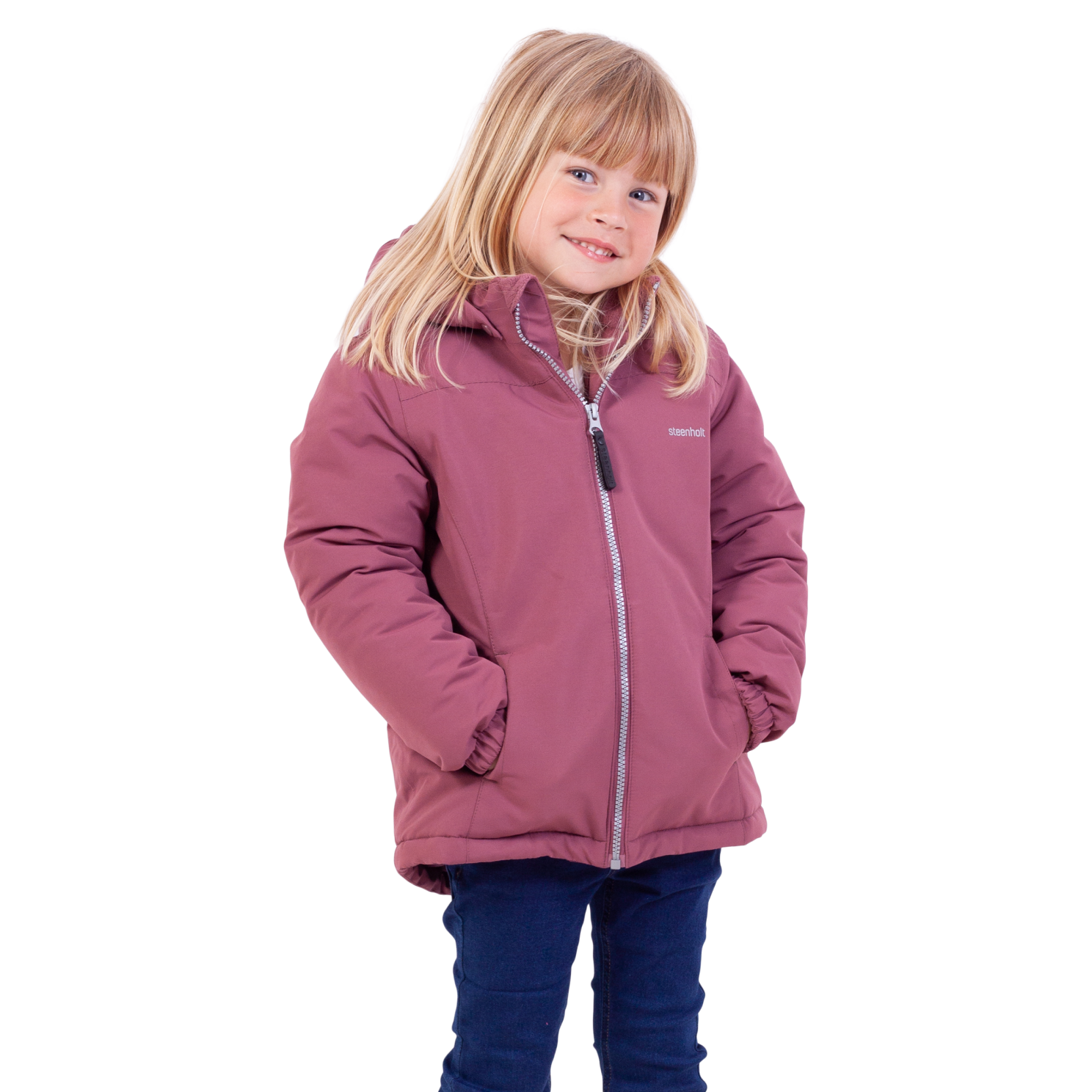 Steenholt Cosmo Vinterjakke til Børn – Crushed Berry Udsalg!
