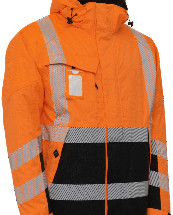 Vis Vinterjakke Stretch 186100r - Unisex i Orange og Sort