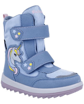 Richter 5008 Vinterstøvler med Enhjørning – Isblå Tilbud!
