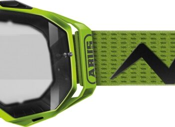 Abus Buteo Cykelbriller i Neon Gul med Klart Glas