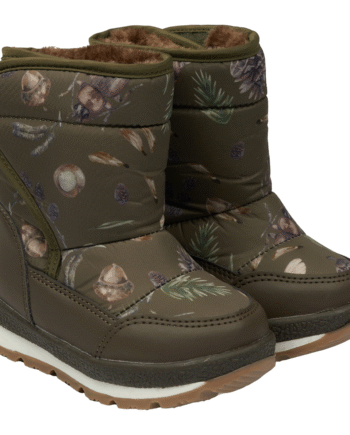 Mikk Line Vinterstøvler til Piger – Burnt Olive Tilbud!