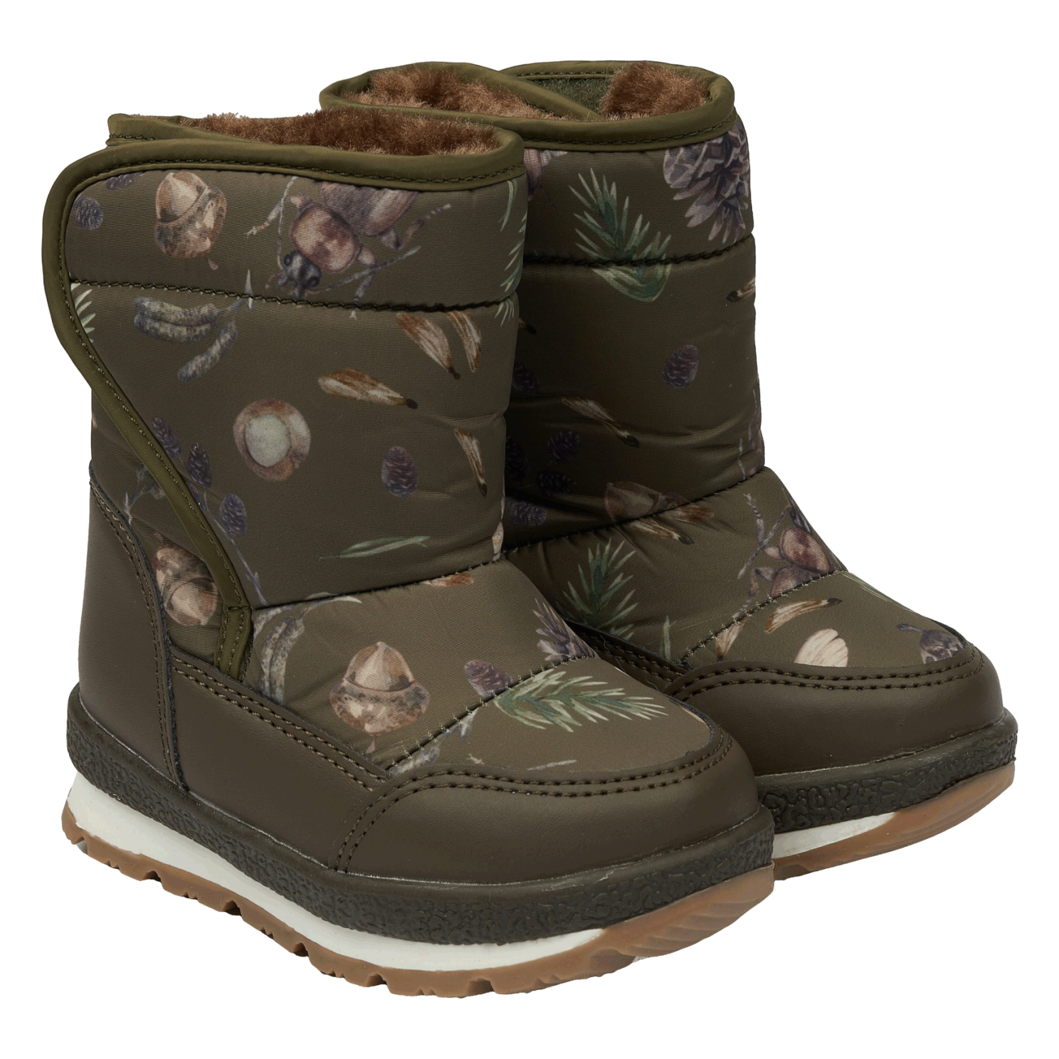 Mikk Line Vinterstøvler til Piger – Burnt Olive Tilbud!