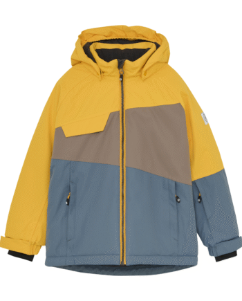 Farverig Børne Skijakke med Bionic Finish - Saffron