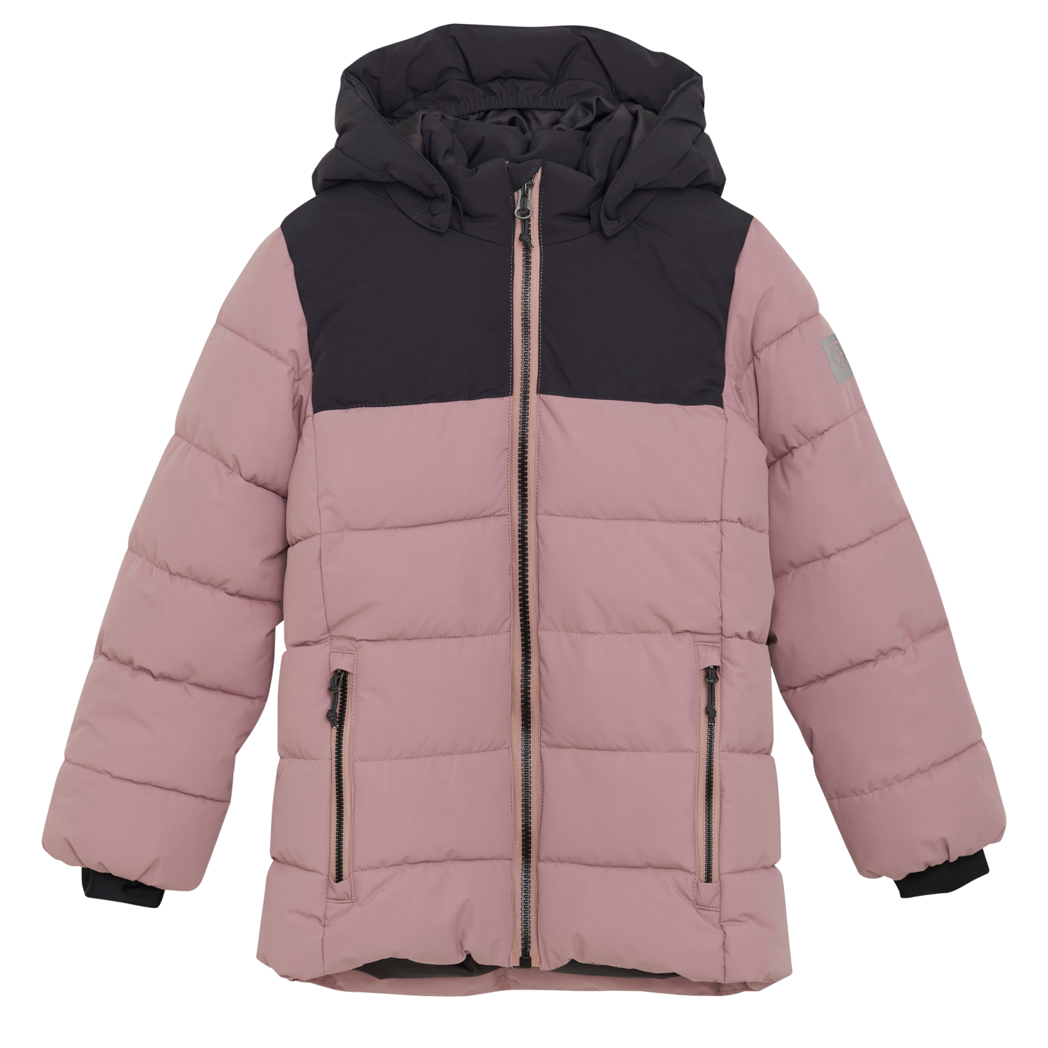 Farverig Vinterjakke til Piger - Woodrose fra Color Kids