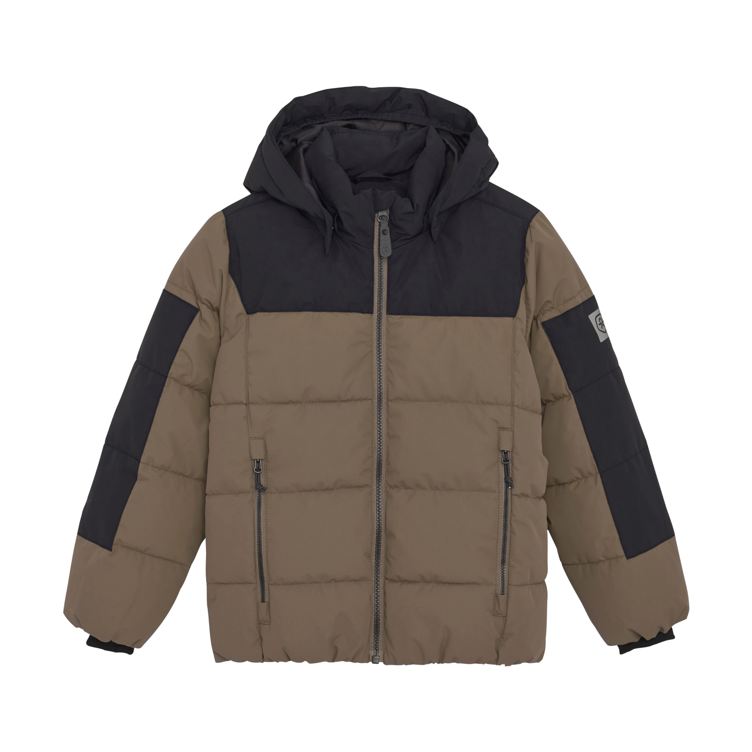 Color Kids Drenge Vinterjakke Bionic Finish Eco Coating Fossil 128 Fossil