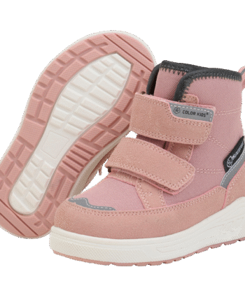 Farverige vinterstøvler til børn – Woodrose fra Color Kids