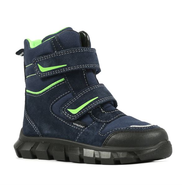 Richter 7701 Vinterstøvler – Mørkeblå med Neon Detaljer