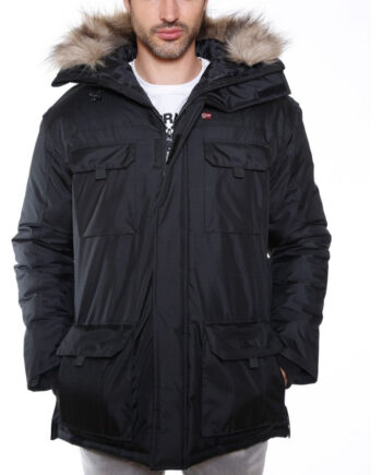 Geographical Norway Herre Vinterjakke Active Black Sort Male