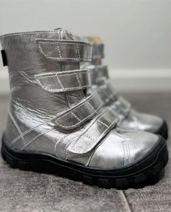 Aurelka Vinterstøvler Sølv Med Ekstra Støtte