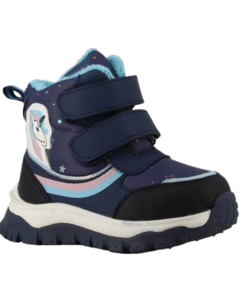 Glade Bi Vinterstøvler til Piger – Navy Multi Tilbud!