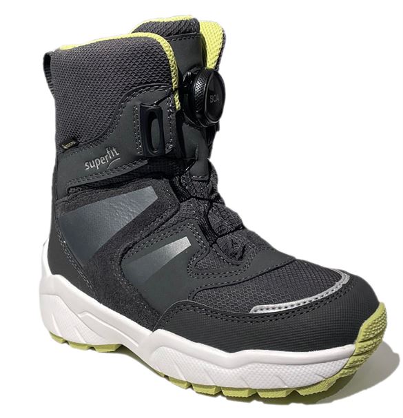 Superfit Vinterstøvler Boa Lukning Grå Grøn Grøn