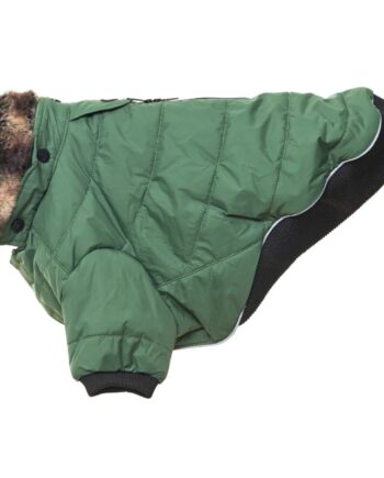 Buster Country Vinterjakke til Hunde - Grøn tilbud!