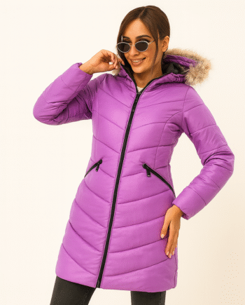 Dame Vinterjakke Lilla Xlarge