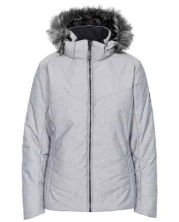 Trespass Wisdom Skijakke Dame – Lysgrå Tilbud!