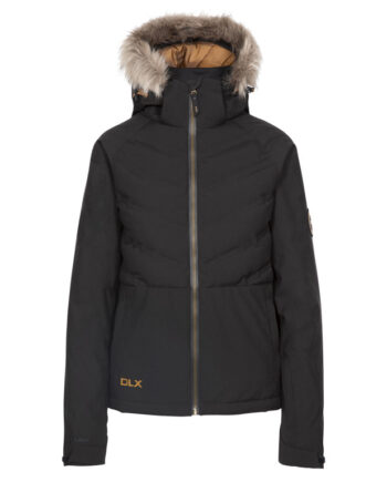 Trespass Dlx Elisabeth Skijakke til Dame – Sort Tilbud!