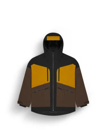 Naikoon Freeride Skijakke - Black Chicory Honey Tilbud!