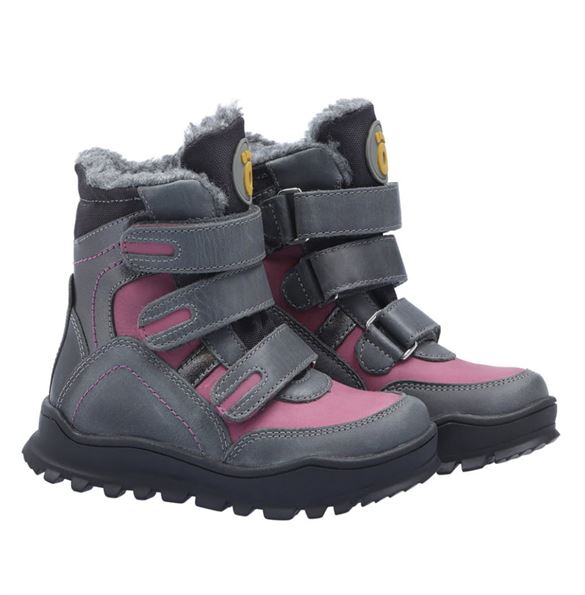 Memo Davos Vinterstøvler med Støtte – Grå Lilla Tilbud!