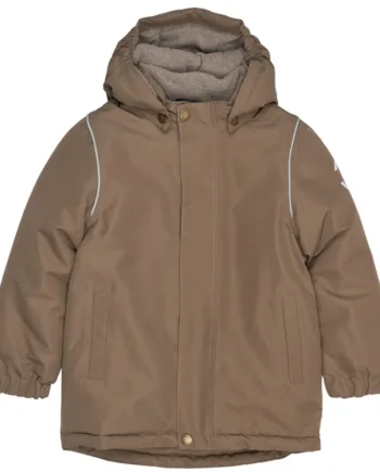 Mikk Line Vinterjakke i Chokoladebrun – Stilfuld og Praktisk