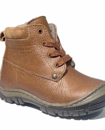 Arautorap Vinterstøvler Snøre Lynlås Cognac