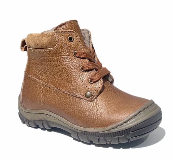 Arautorap Vinterstøvler med Snøre og Lynlås - Cognac