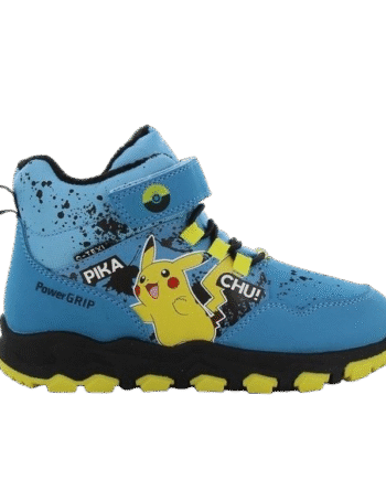 Pikachu Vinterstøvler til Børn – Gråblå og Sorte
