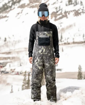 Pascore Bib Floral Camo Black Sort