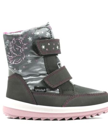 Richter 5000 Vinterstøvler med Enhjørning i Sølv Grå