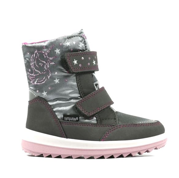 Richter 5000 Vinterstøvler med Enhjørning – Sølvgrå Stil!