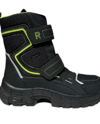 Richter 7904 Vinterstøvler – Sort med Lime Detaljer på Udsalg