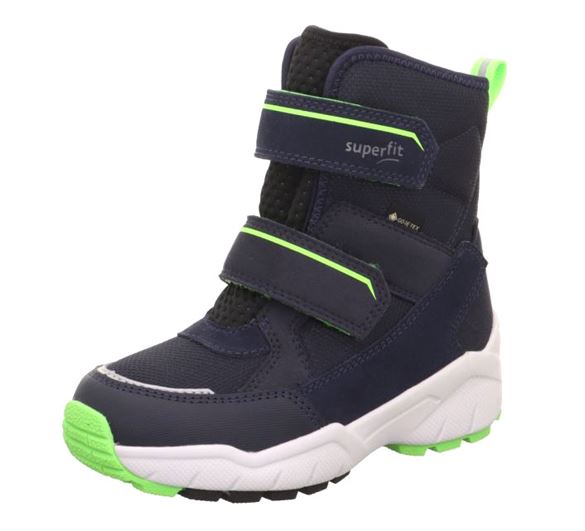 Superfit Vinterstøvler med Goretex i Navy og Neon Grøn