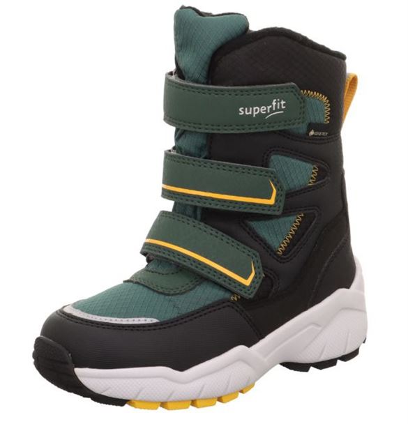 Superfit Vinterstøvler med Goretex - Grøn og Sort Remme